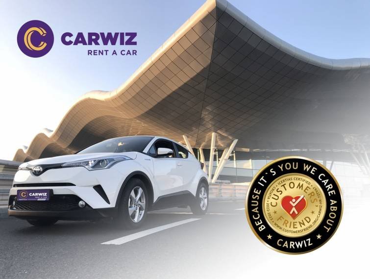 CARWIZ rent a car received the “Customer’s Friend” title
